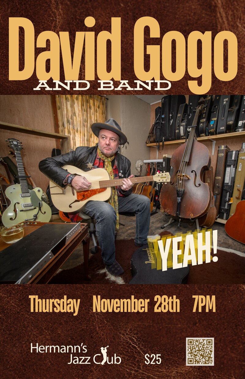 David Gogo and Band - May 7th @ Hermann's Jazz Club
