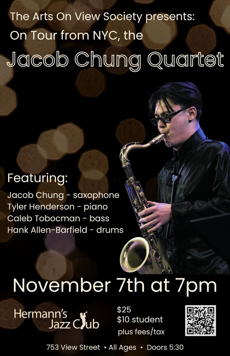 Jacob Chung Quartet | On tour from NYC - May 7th @ Hermann's Jazz Club