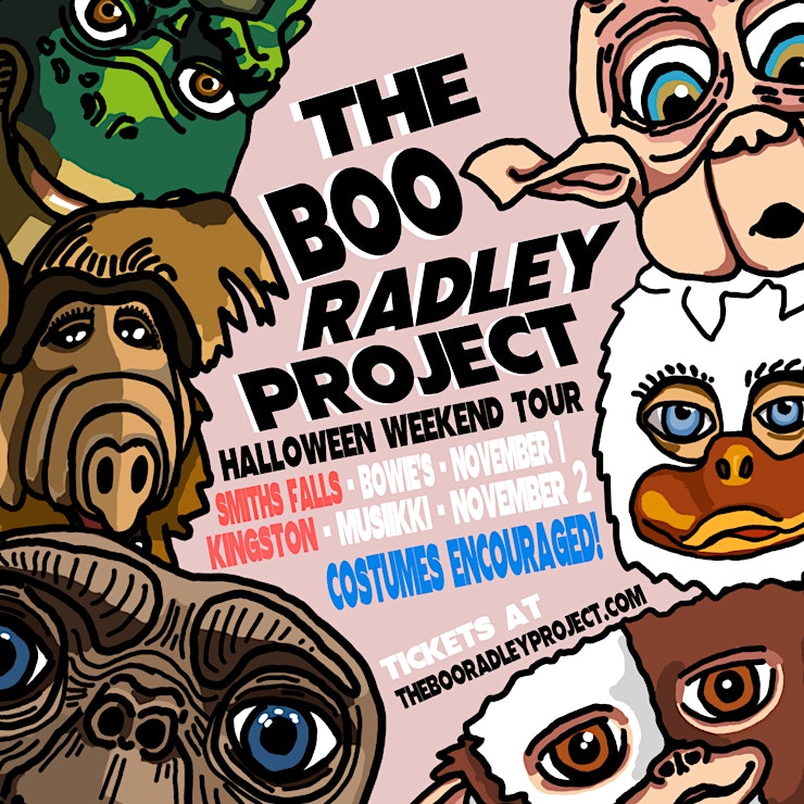 Halloween Costume Party: The Boo Radley Project @ Musiikki Caf&eacute; & Whiskey Bar Nov 2 2024 - May 6th @ Musiikki Caf&eacute; & Whiskey Bar