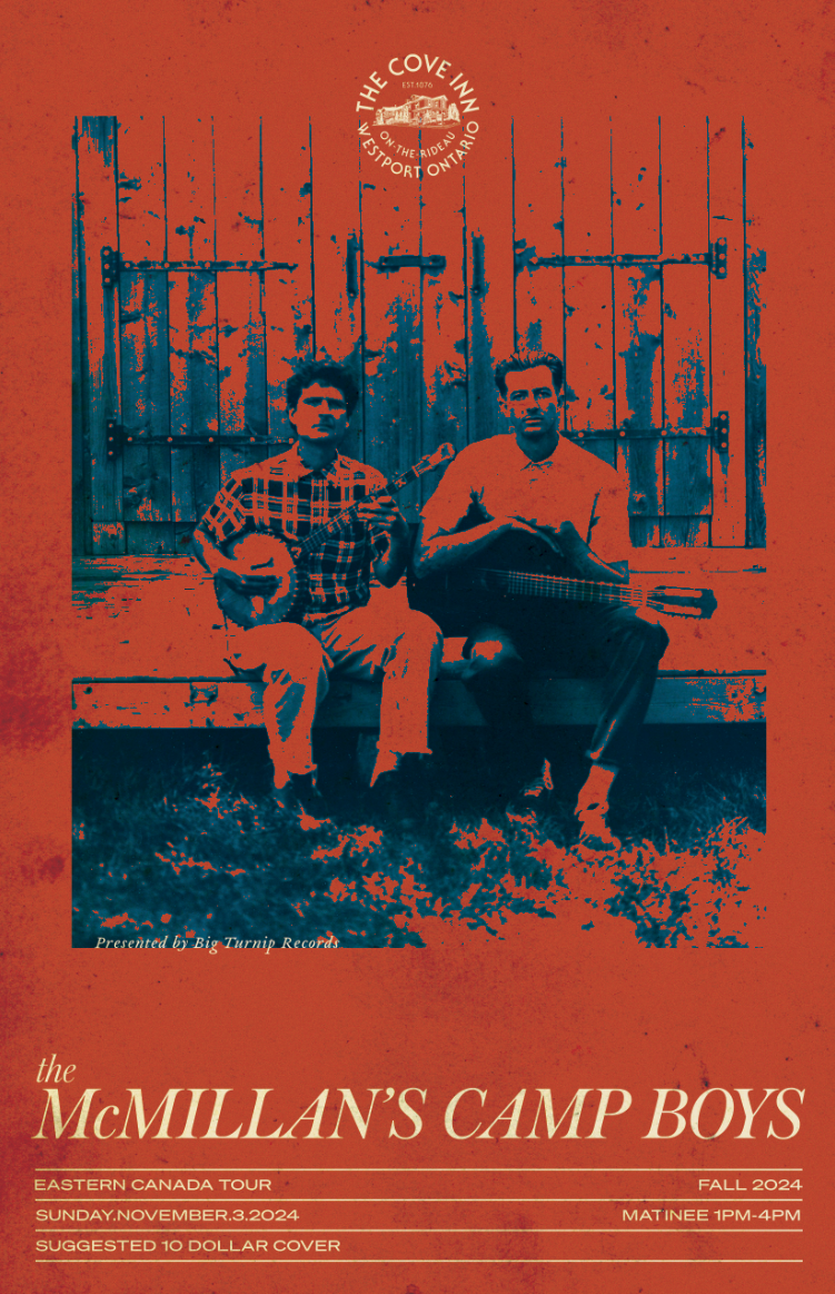 The McMillan&rsquo;s Camp Boys @ The Cove Inn Nov 3 2024 - May 3rd @ The Cove Inn