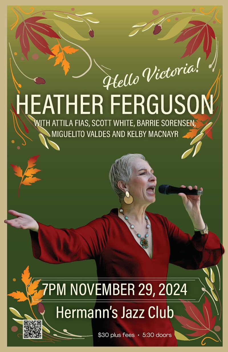 Heather Ferguson | Hello Victoria! - May 7th @ Hermann's Jazz Club
