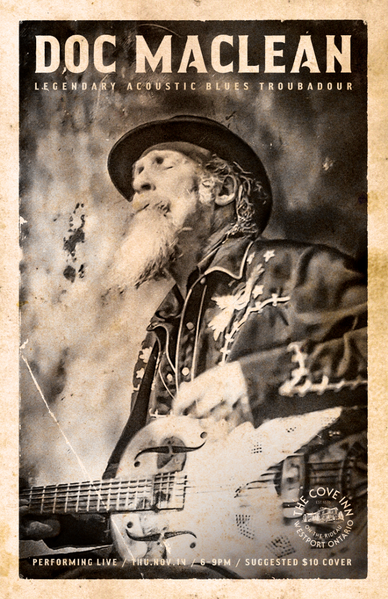 Original Thursdays: Doc MacLean @ The Cove Inn Nov 14 2024 - May 4th @ The Cove Inn