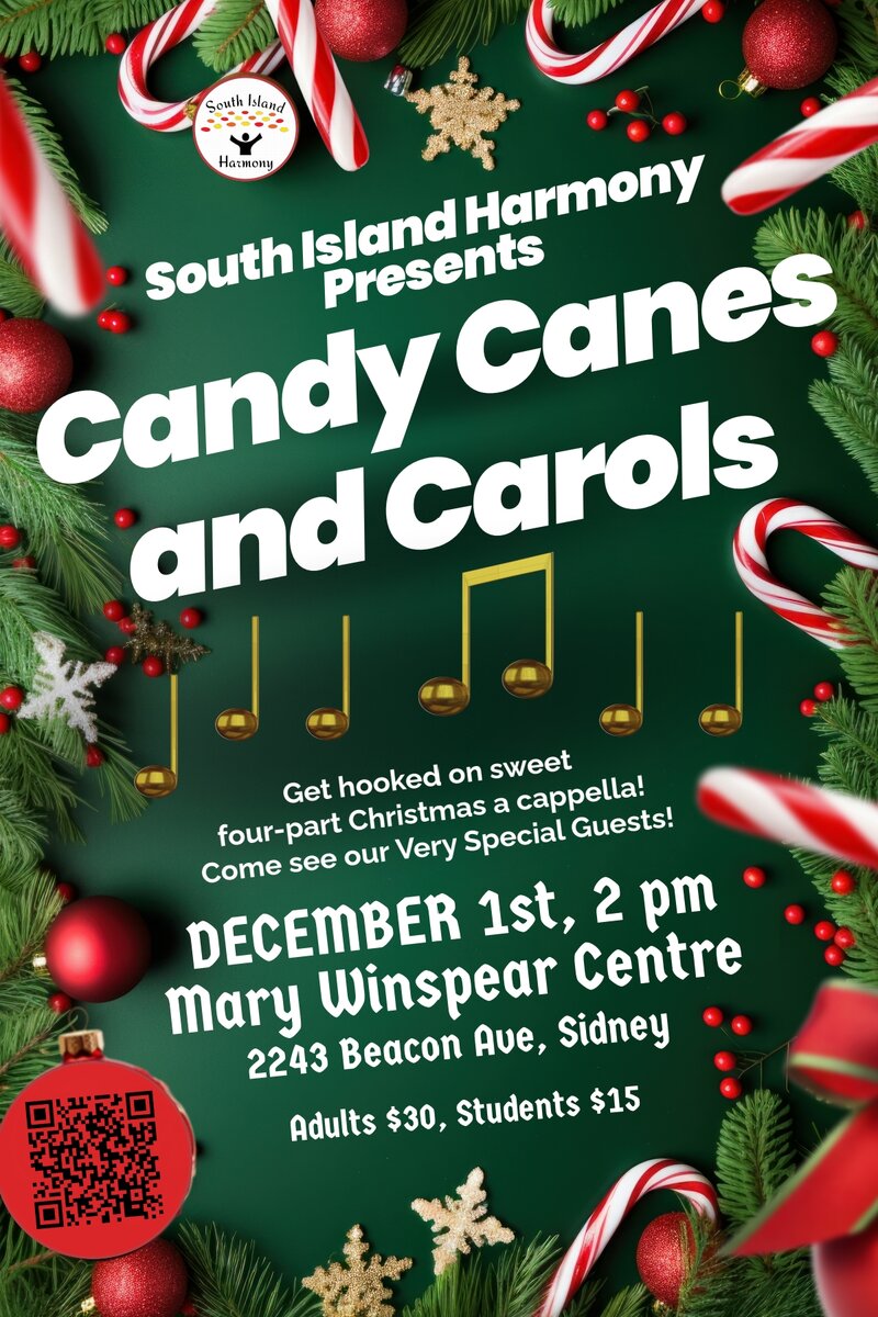 "Candy Canes and Carols" - Jun 10th @ Mary Winspear Centre