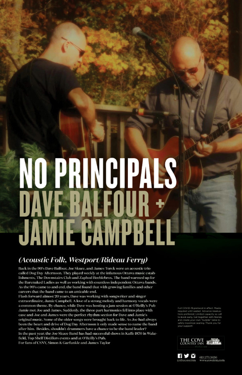 No Principals feat. Dave Balfour + Jamie Campbell @ The Cove Inn - Dec 06, 2024