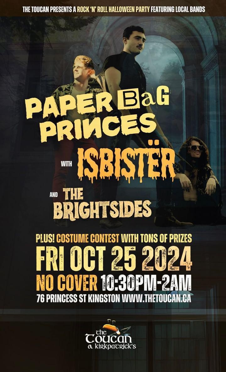 Paper Bag Princes feat. &Iuml;sbister and The Brightsides - May 6th @ The Toucan