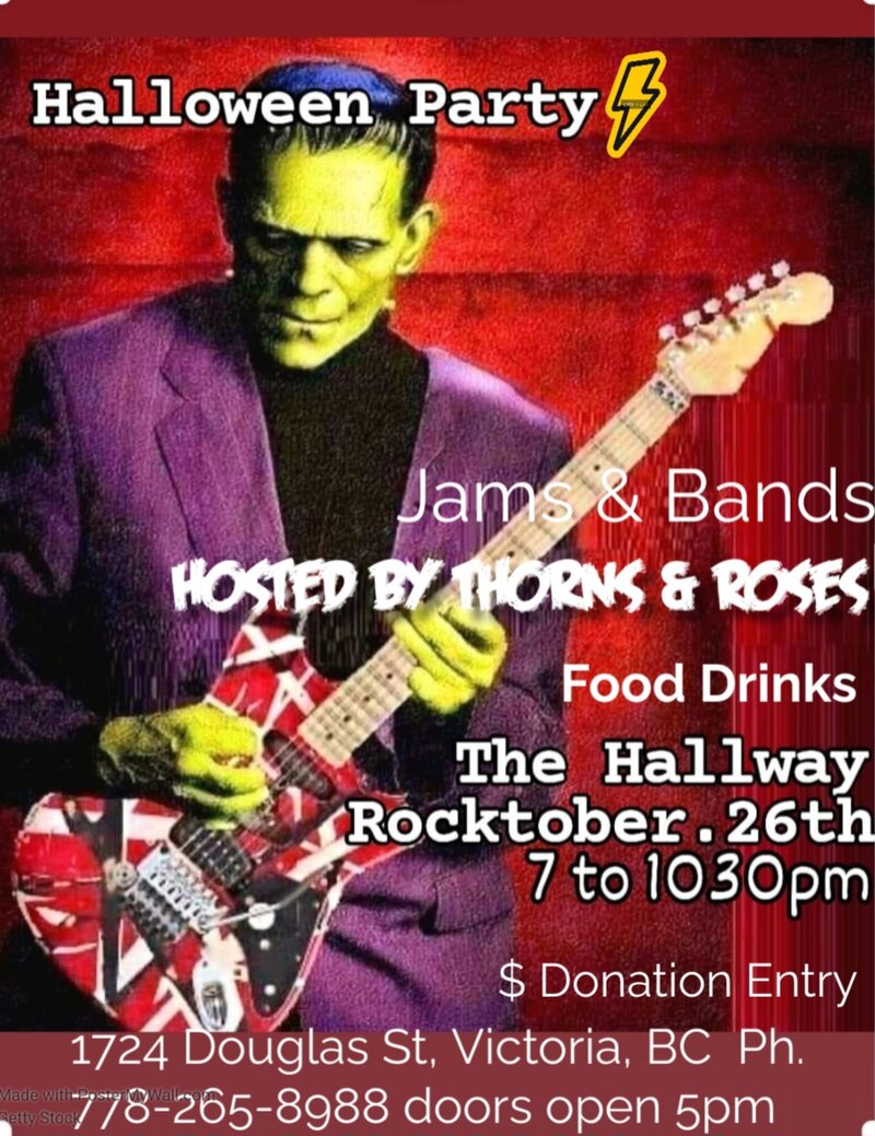 Halloween with Thorns and Roses band - May 7th @ The Hallway