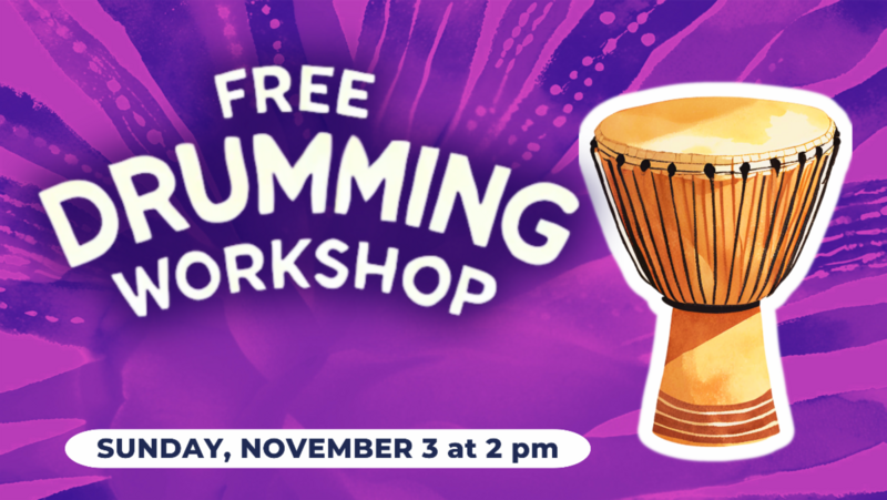 Free Drumming Workshop - May 6th @ Fairfield Gonzales Community Association - Garry Oak Room