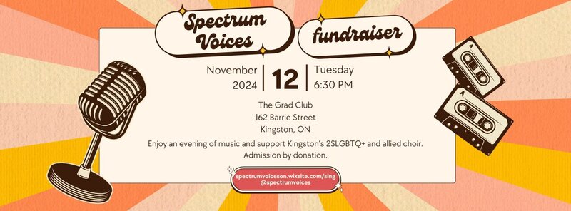Spectrum Voices Fundraiser - May 6th @ The Grad Club