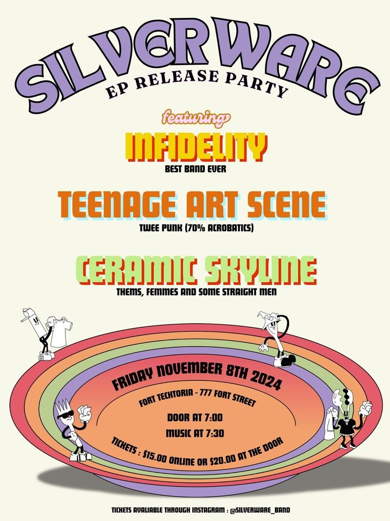 Silverware's EP Release Party - May 6th @ Fort Tectoria