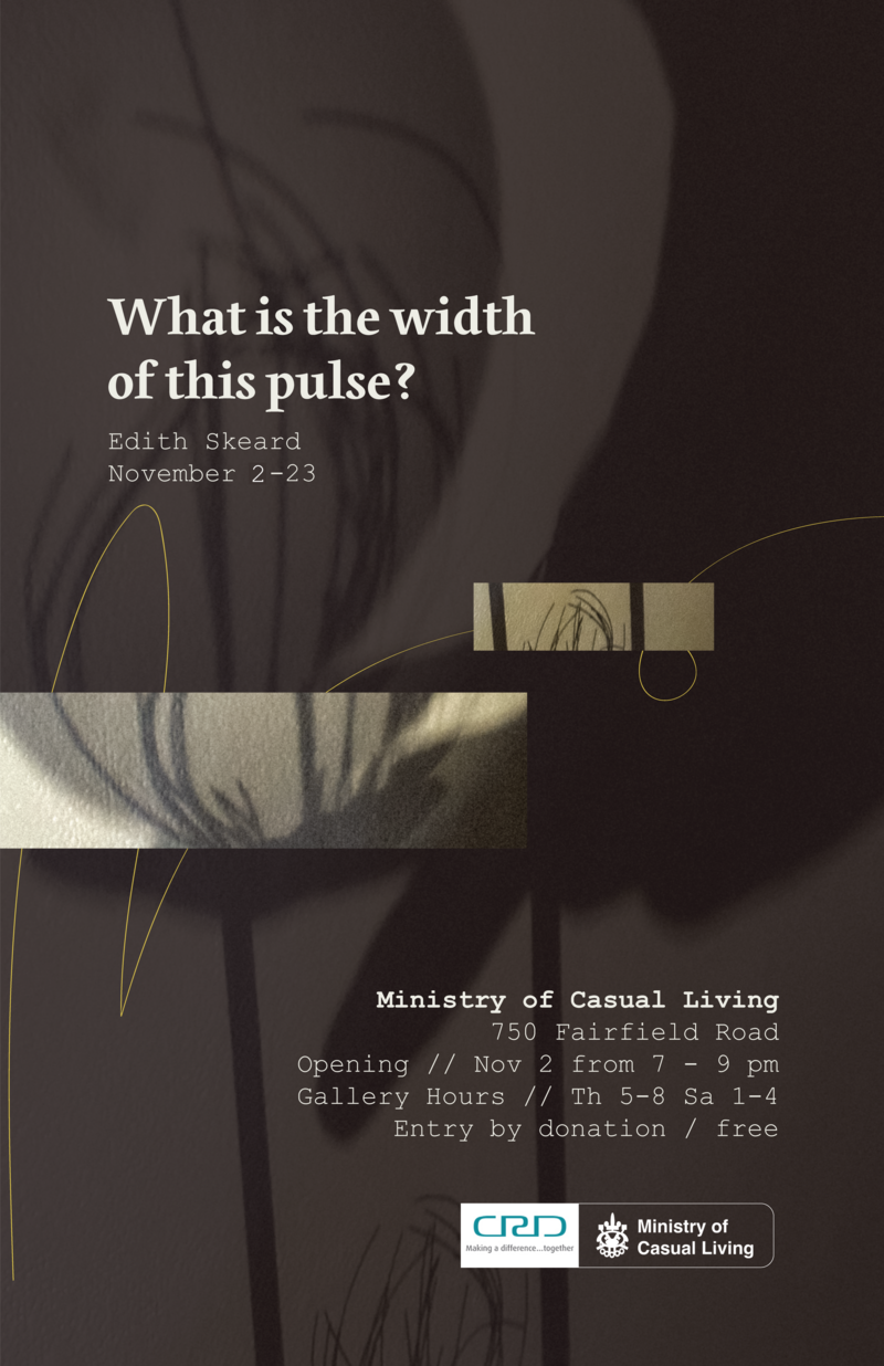 'What is the width of this pulse?': A Solo Exhibition by Edith Skeard @ The Ministry of Casual Living - Nov 02, 2024