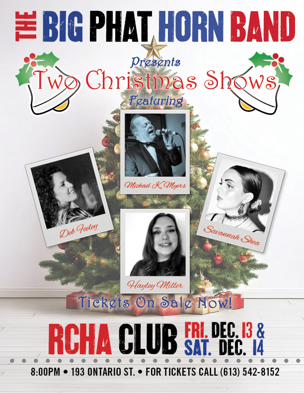 Big Phat Horn Band Christmas Shows @ RCHA CLub Kingston - Dec 13, 2024