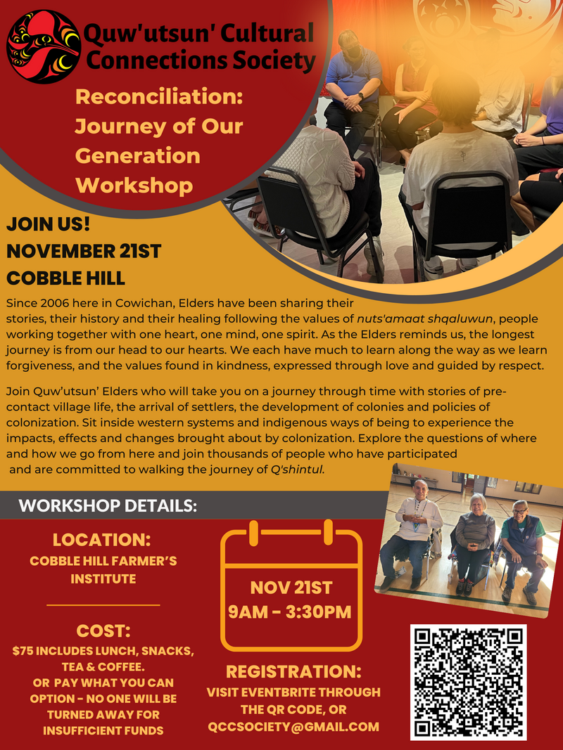 Reconciliation: Journey of our Generation - May 8th @ Cobble Hill Hall