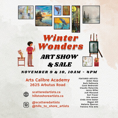 Winter Wonders Art Show and Sale - May 5th @ ArtsCalibre Academy