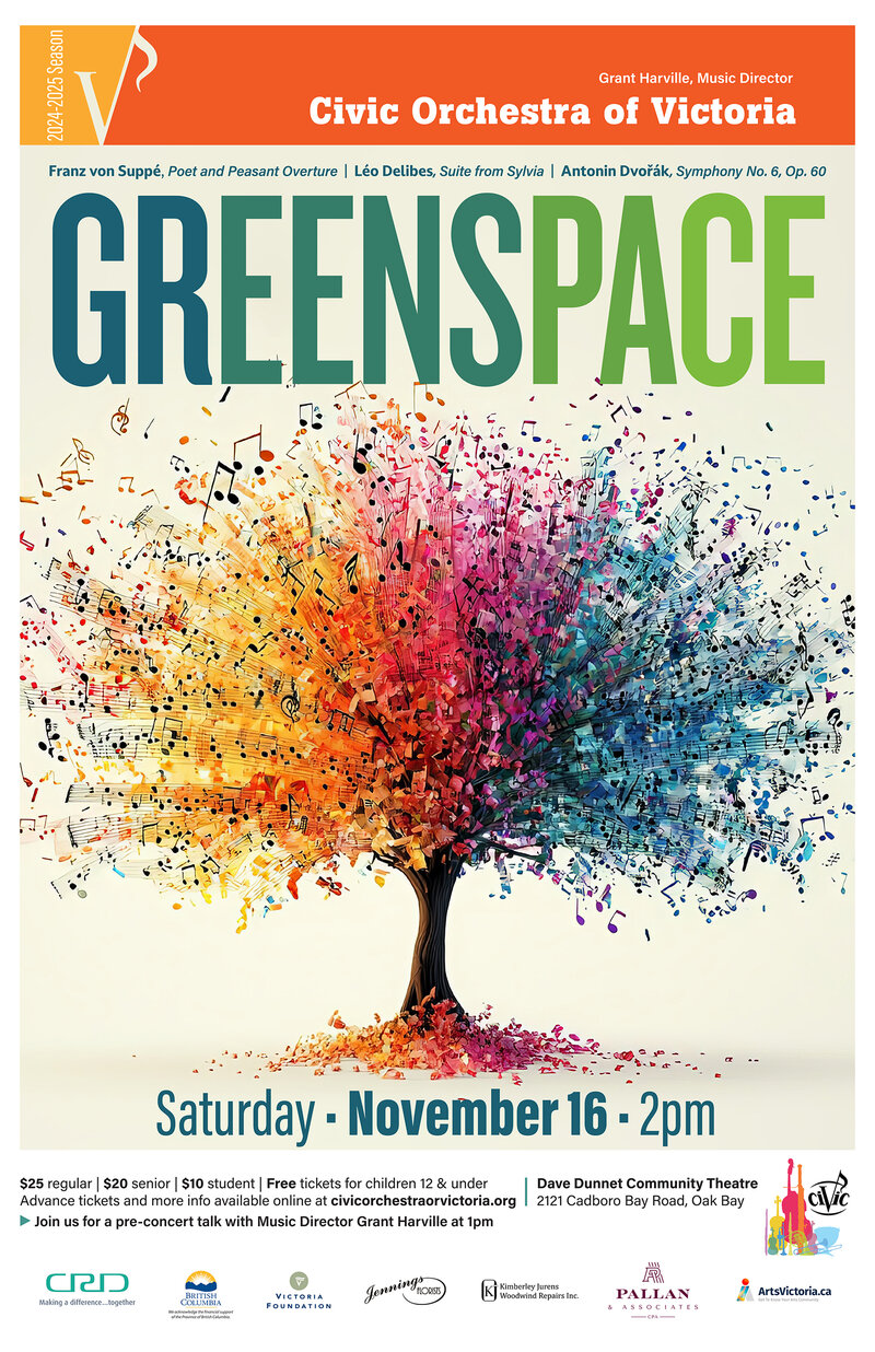 Civic Orchestra of Victoria: Greenspace - May 1st @ Dave Dunnet Theatre