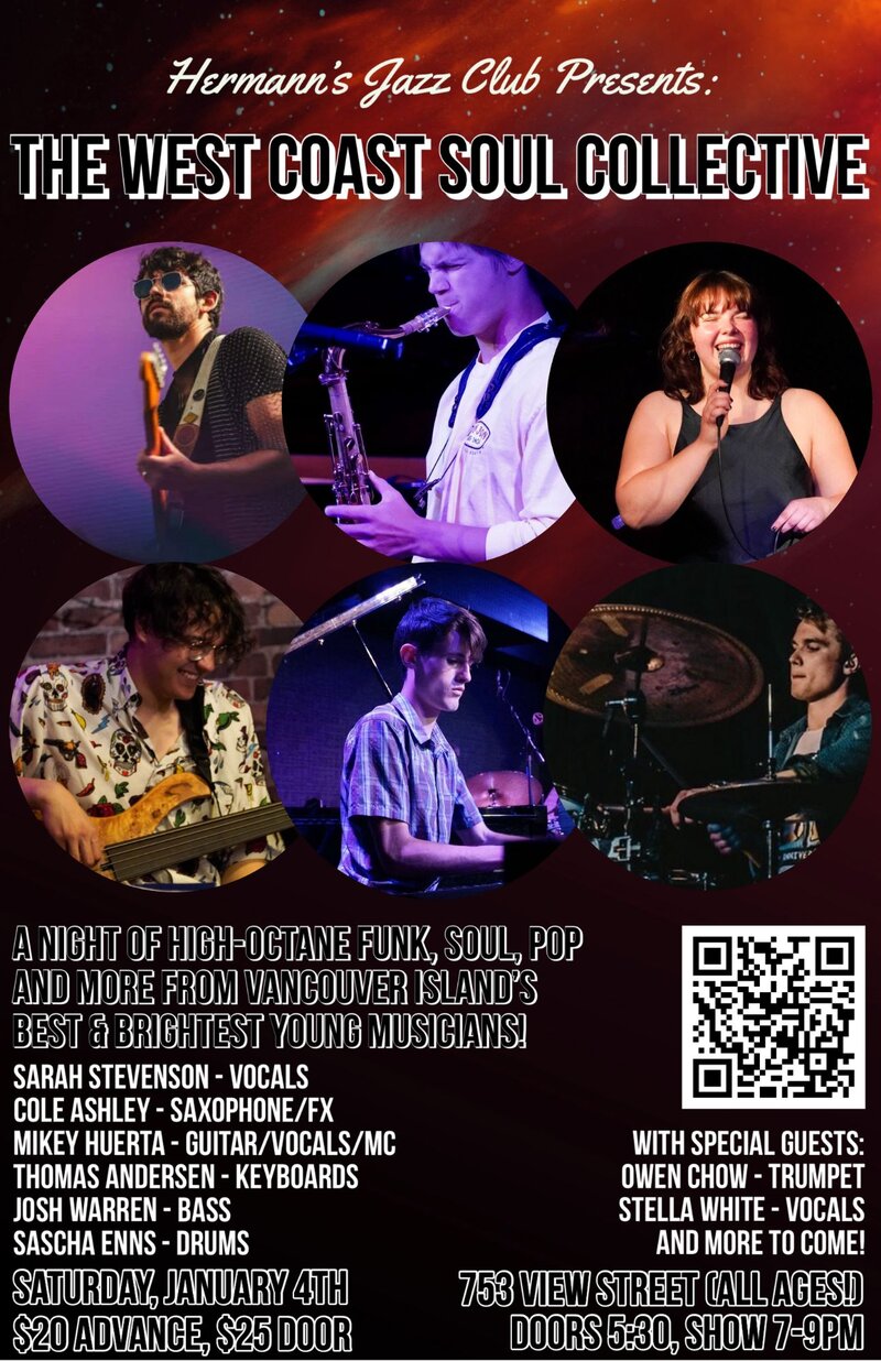 West Coast Soul Collective - May 7th @ Hermann's Jazz Club