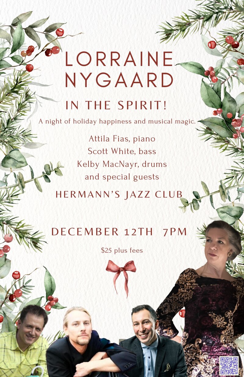 Lorraine Nygaard | In the Spirit! - May 7th @ Hermann's Jazz Club