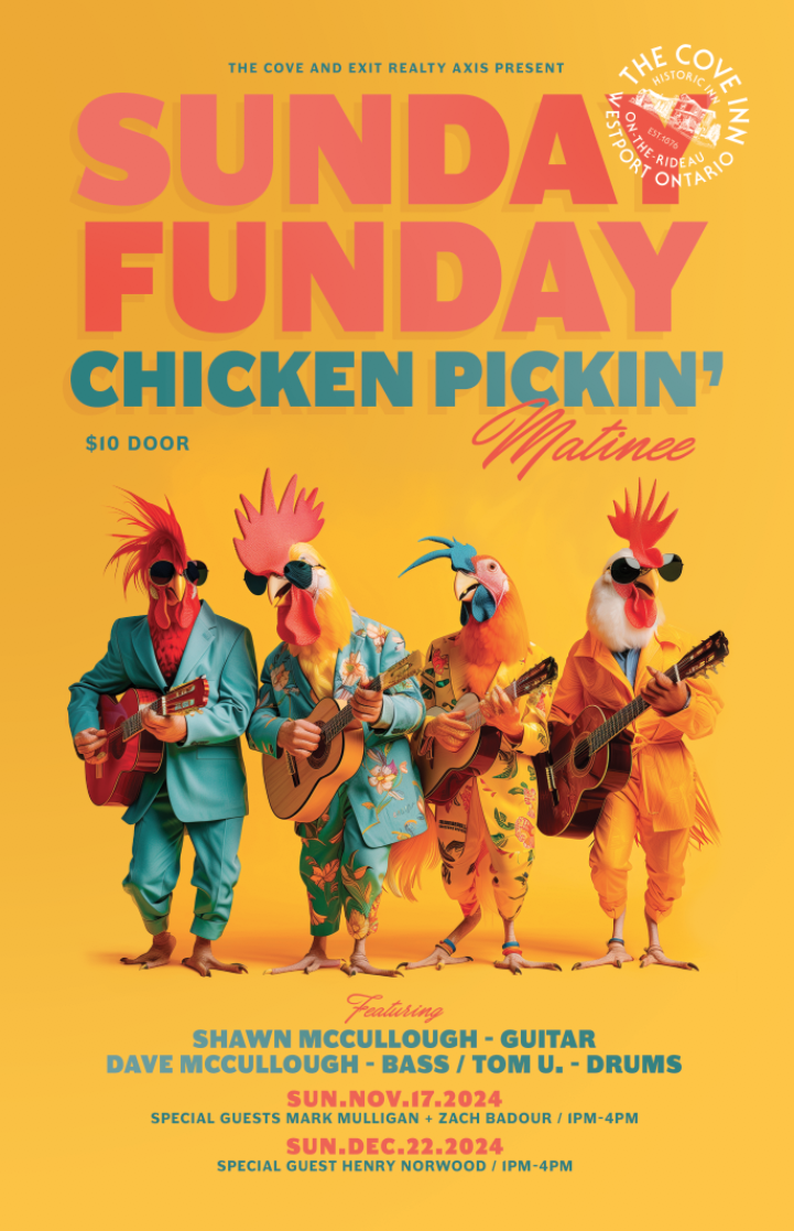 Sunday Funday: Chicken Pickin' Matinee - May 7th @ The Cove Inn