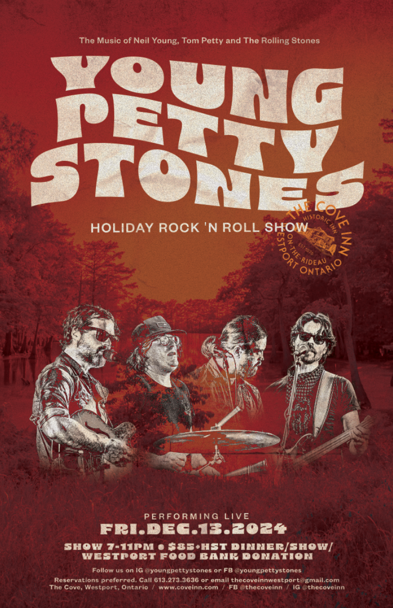 Young Petty Stones: Holiday Rock &lsquo;n Roll Show - May 6th @ The Cove Inn