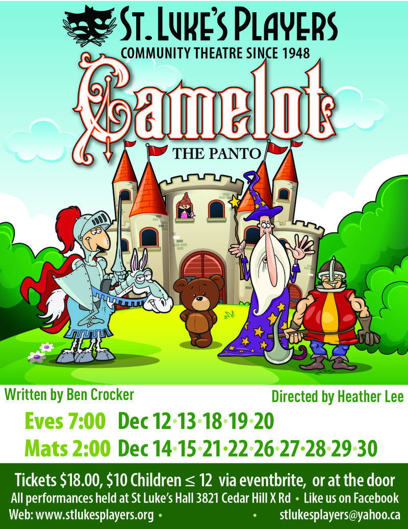 Camelot, The Panto @ St. Luke's Anglcian Church-Hall - Dec 13, 2024