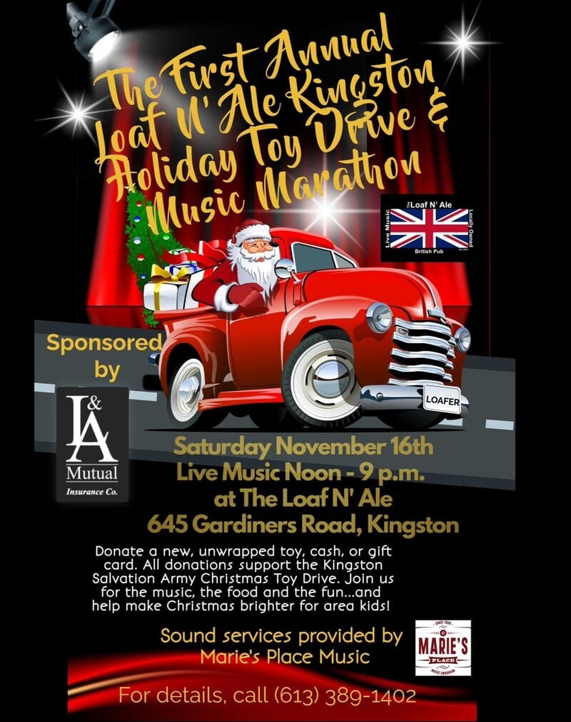 Loaf 'N Ale Toy Drive - May 6th @ The Loaf N' Ale Pub & Restaurant