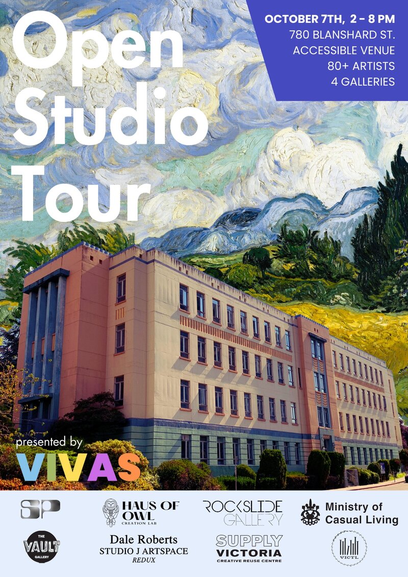 Open Studio Tour @ 780 Blansard st - Oct 07, 2023