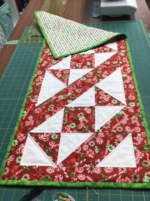 Peppermint Candy Runner by 
Della Cronkrite