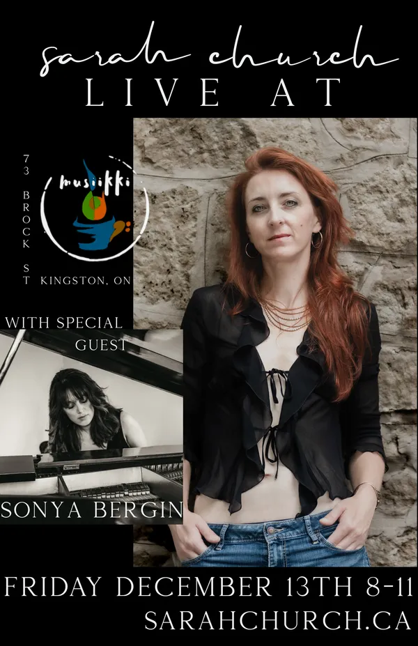 Sarah Church, Sonya Bergin @ Musiikki Caf&eacute; & Whiskey Bar Dec 13 2024 - Apr 30th @ Musiikki Caf&eacute; & Whiskey Bar