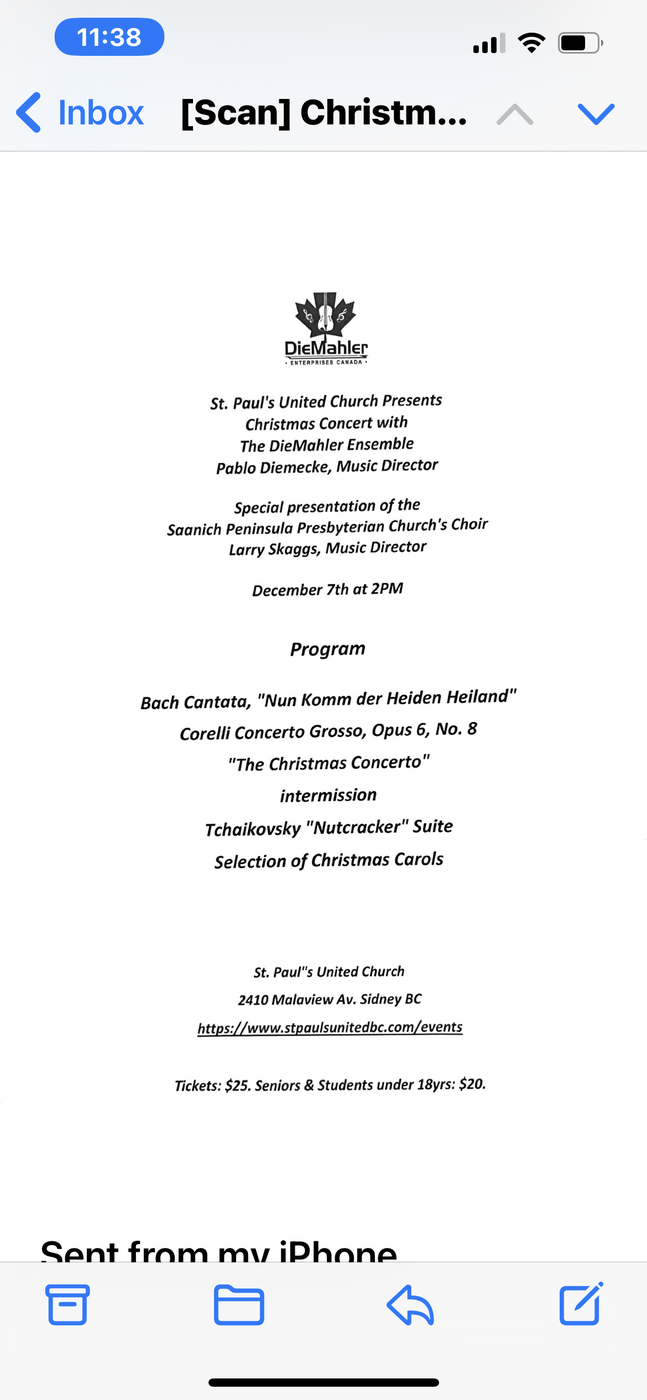 DieMahler Ensemble - May 28th @ St Paul&rsquo;s United Church