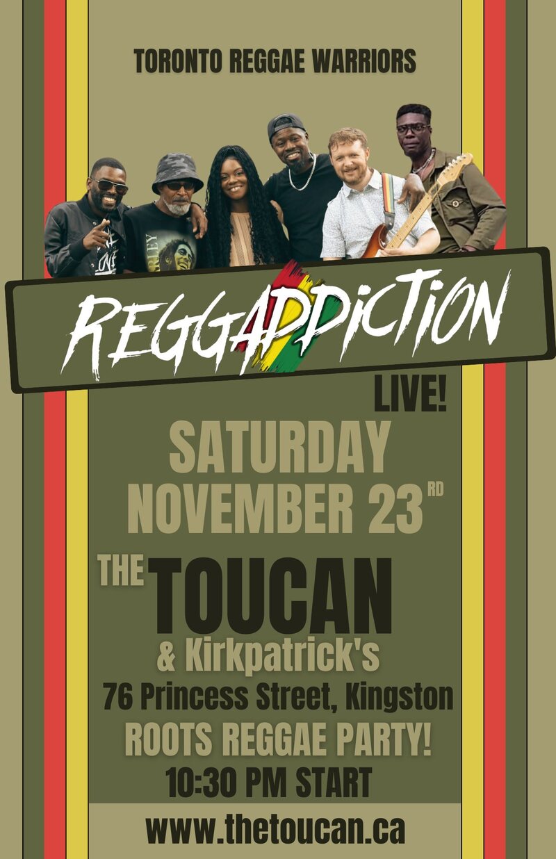 Reggaddiction @ The Toucan Nov 23 2024 - May 2nd @ The Toucan