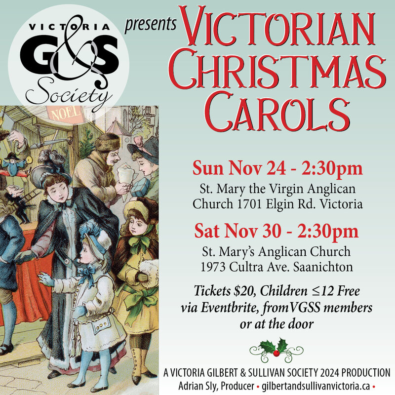 Victorian Christmas Carols - May 7th @ St. Mary's Anglican Church
