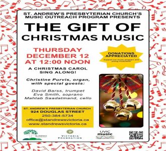 The Gift of Christmas Music - May 17th @ St. Andrew&rsquo;s Presbyterian Church