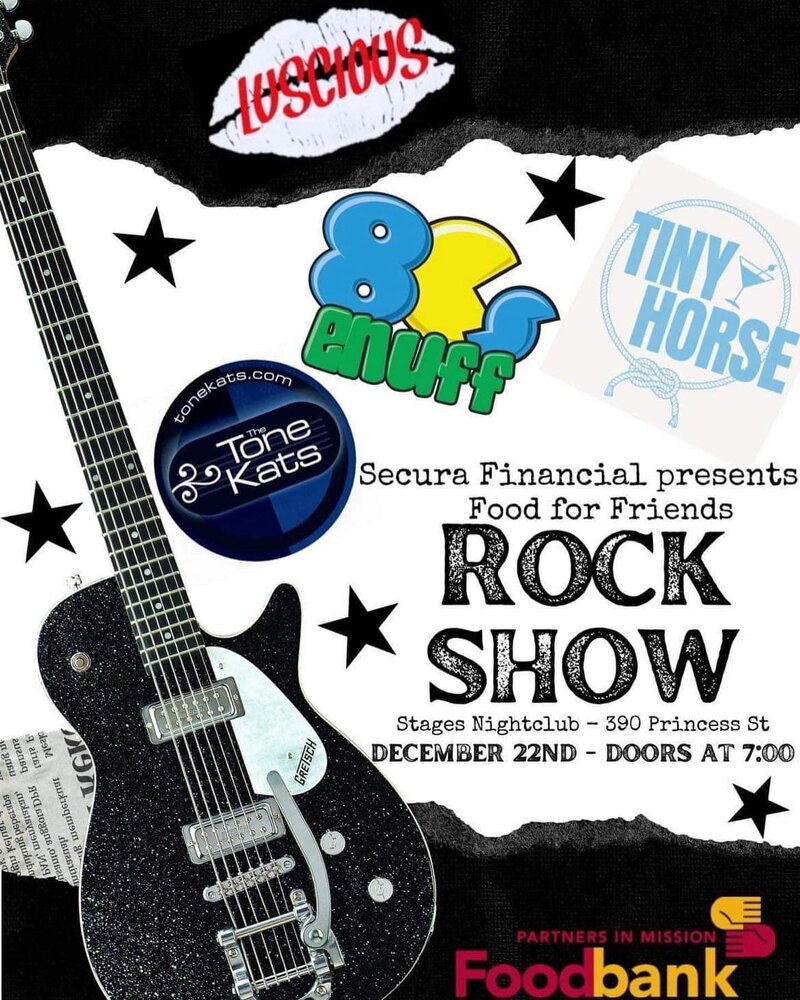 Tiny Horse, 80s Enuff, ToneKats, Luscious @ Stages Nightclub Dec 22 2024 - May 6th @ Stages Nightclub