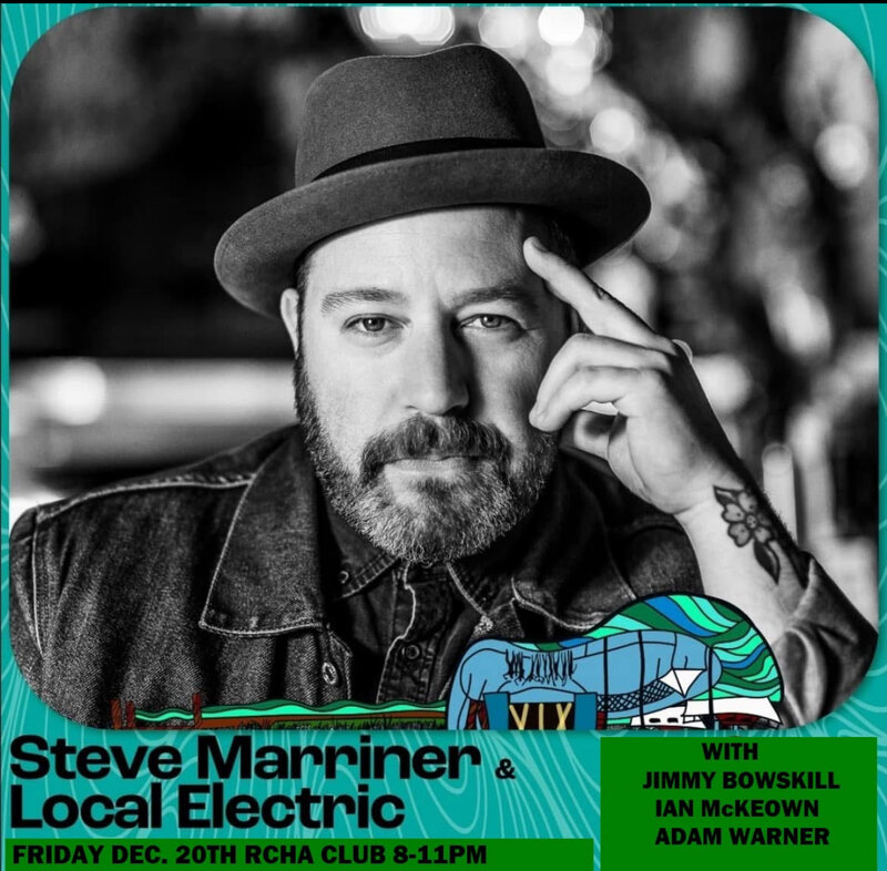 KBS Presents: Steve Marriner, Jimmy Bowskill @ The Club at the R.C.H.A. Dec 20 2024 - May 7th @ The Club at the R.C.H.A.