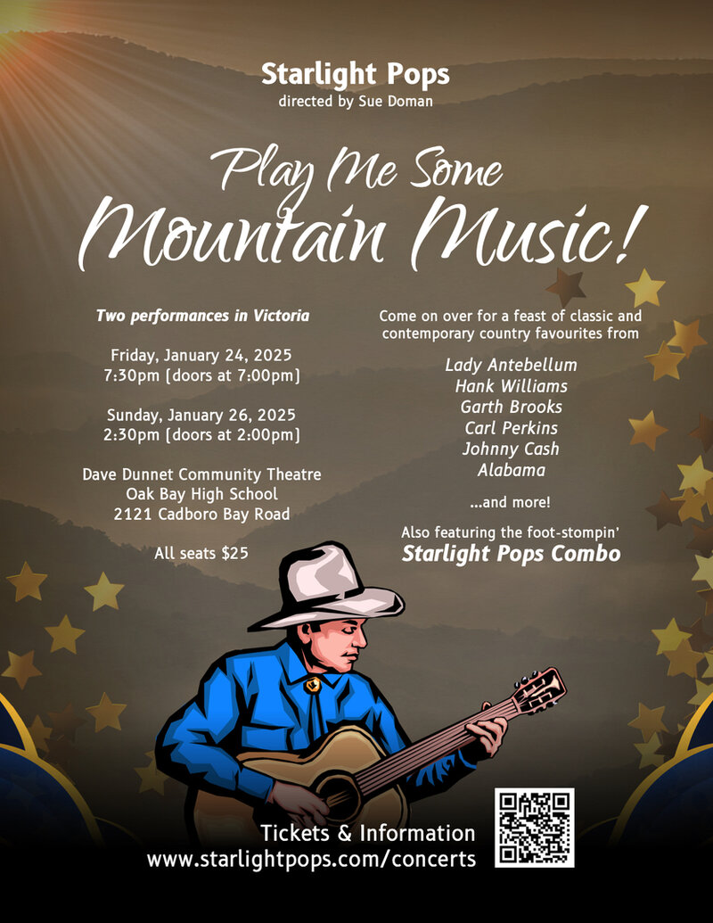 Starlight Pops presents "PLAY ME SOME MOUNTAIN MUSIC!" - May 6th @ Dave Dunnet Theatre