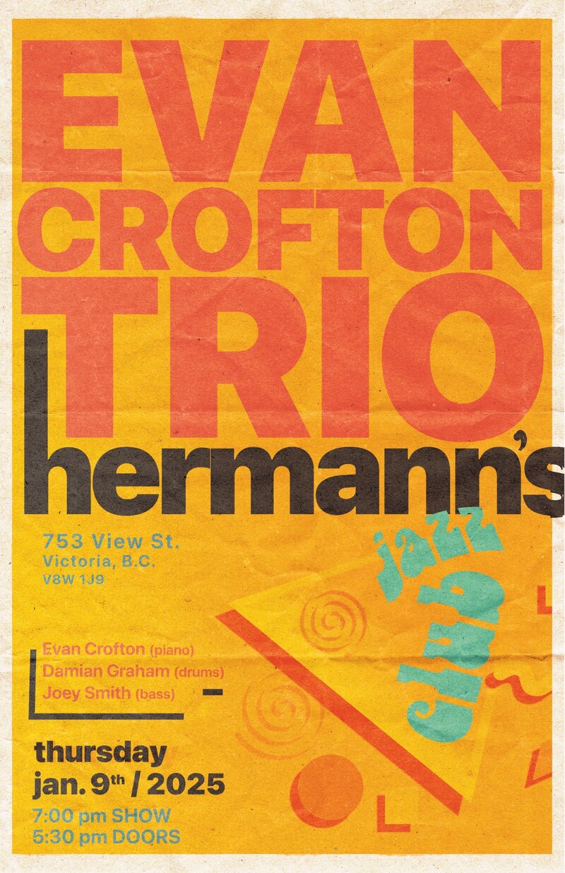 Evan Crofton Trio - May 7th @ Hermann's Jazz Club