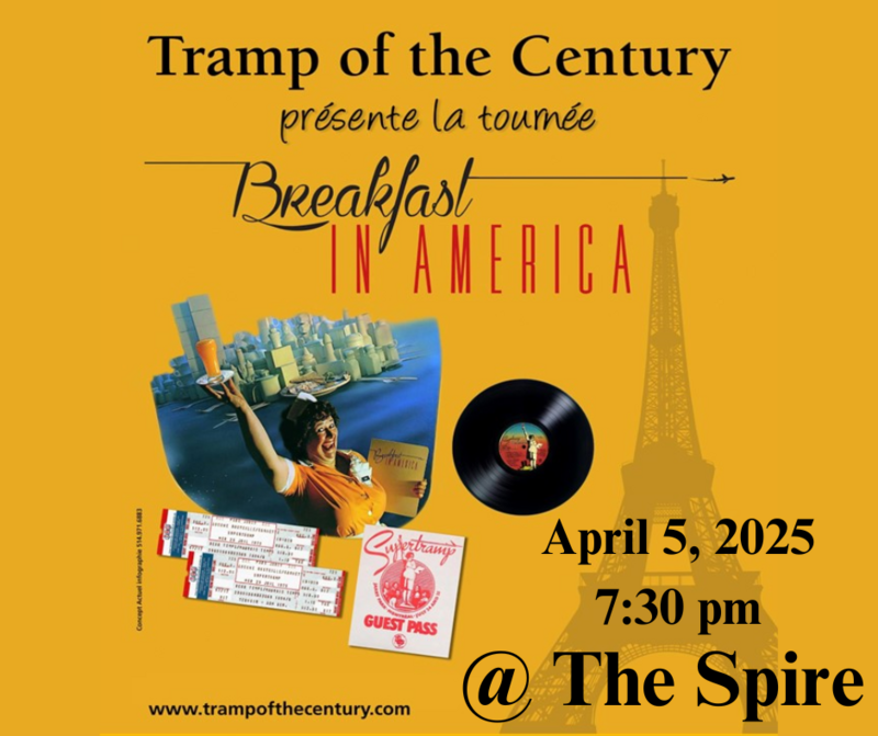 Tramp of the Century: The Breakfast in America Tour - Jun 4th @ The Spire