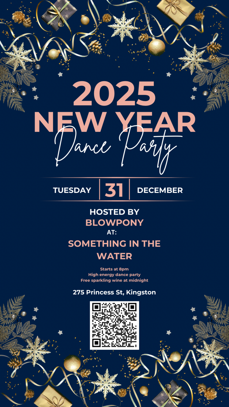 New Year's Dance Party: BlowPony @ Something In The Water Dec 31 2024 - May 1st @ Something In The Water