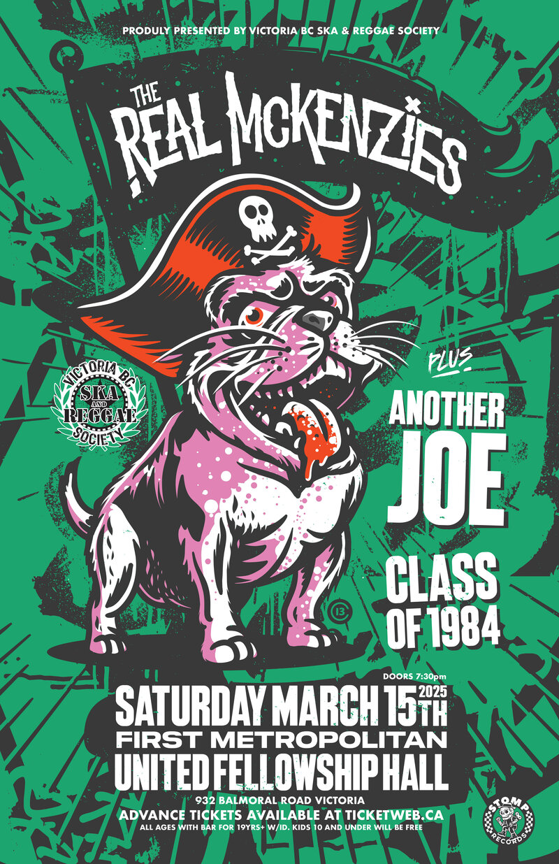 The Real McKenzies, Another Joe & Class of 1984 - May 1st @ First Metropolitan United Fellowship Hall