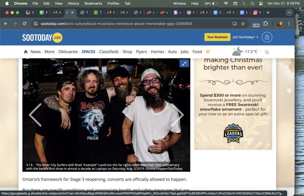 Local musicians reminisce about memorable gigs