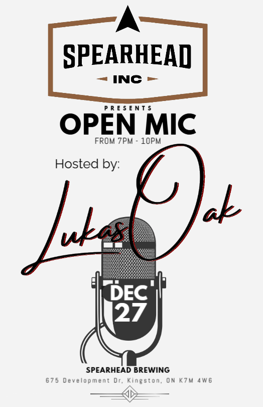 Open Mic - Jun 8th @ Spearhead Brewery