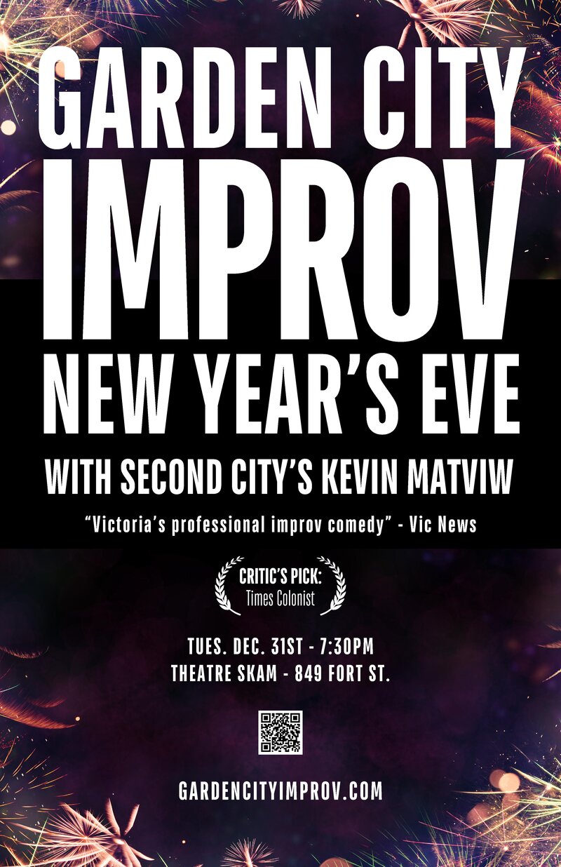 Garden City Improv: New Year's Eve @ Theatre Skam - Dec 31, 2024
