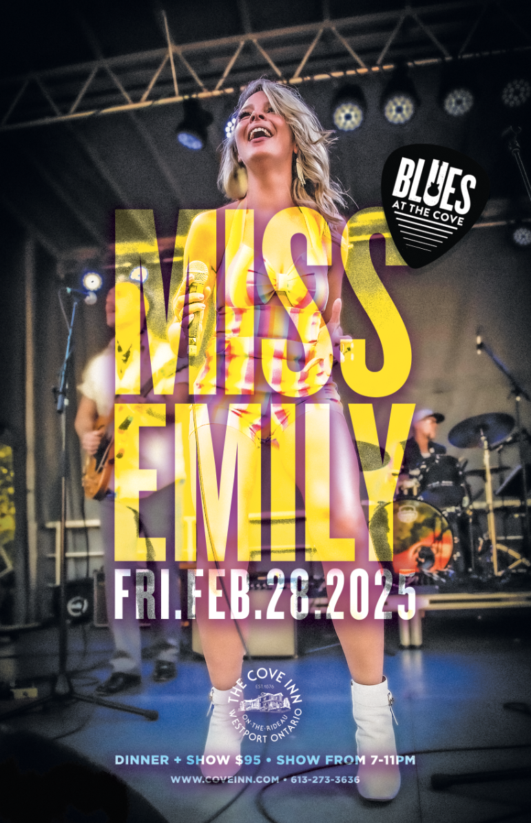 Blues at The Cove with Miss Emily Band - May 7th @ The Cove Inn