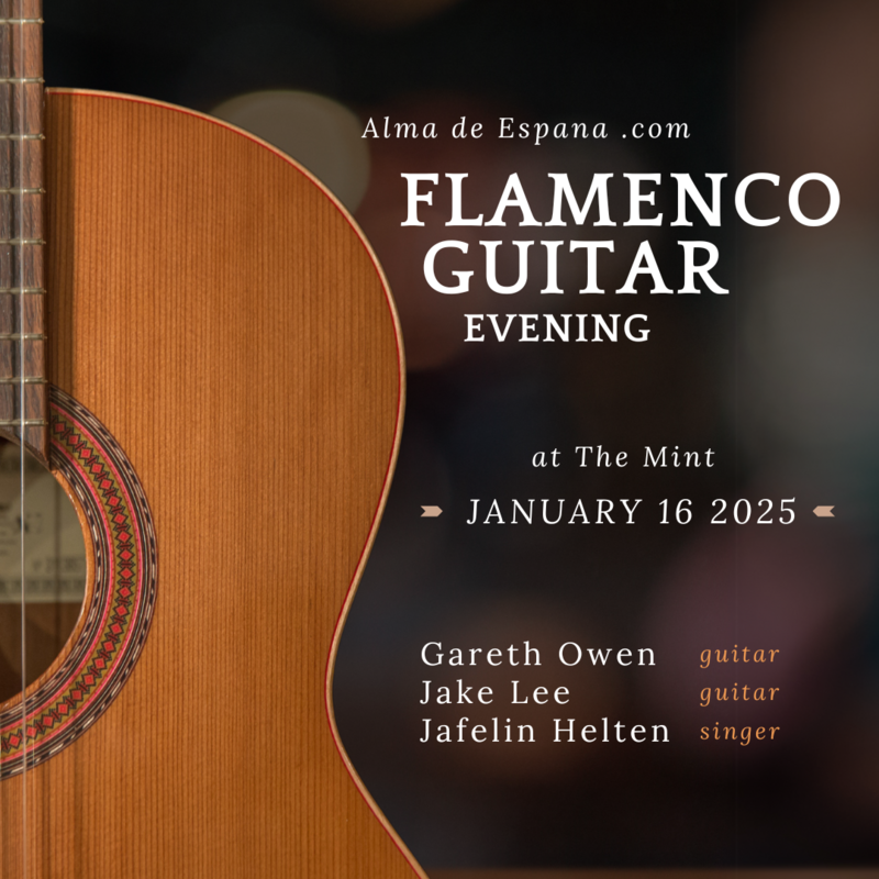 Flamenco Guitar Evening - May 6th @ The Mint