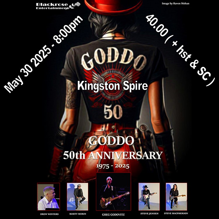 GODDO 50th ANNIVERSARY Who Cares! - May 8th @ The Spire