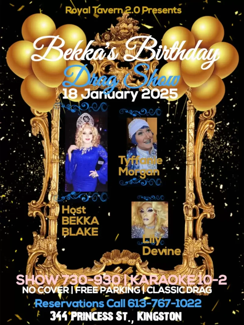 Bekka&rsquo;s Birthday Drag Show - May 6th @ Royal Tavern 2.0