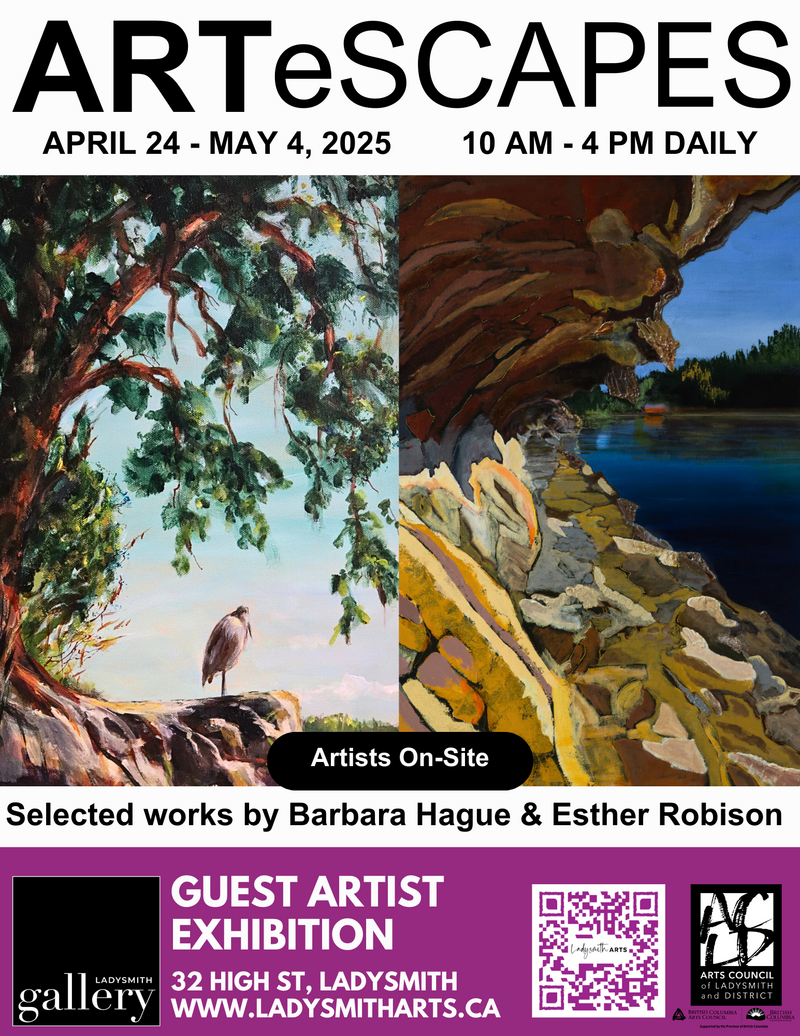 ARTeSCAPES - May 6th @ Ladysmith Gallery