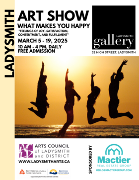 Art Show: What Makes You Happy - Jun 13th @ Ladysmith Gallery