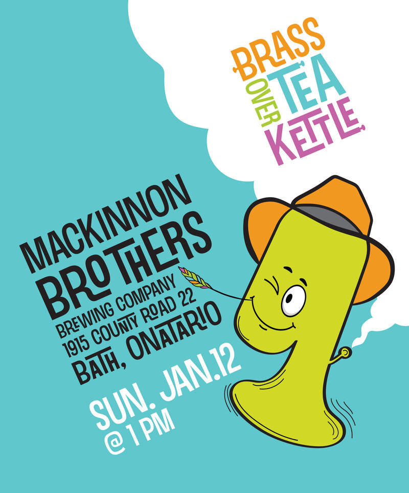 Brass Over Tea Kettle @ MacKinnon Brothers Brewery Jan 12 2025 - May 5th @ MacKinnon Brothers Brewery