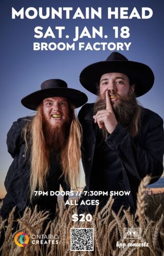 Mountain Head, Paper Bag Princes, RustPump @ Broom Factory Jan 18 2025 - May 9th @ Broom Factory