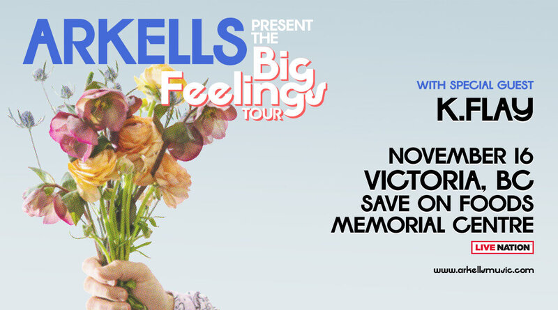 The Big Feelings Tour: Arkells, K. Flay @ Save-On-Foods Memorial Centre Nov 16 2024 - May 6th @ Save-On-Foods Memorial Centre